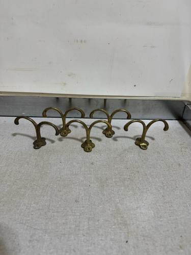 Vtg brass ceiling hooks - vtg,
