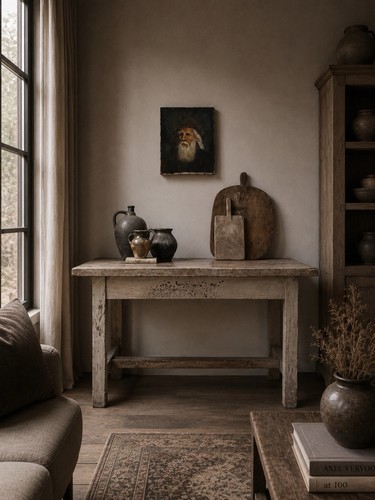 Antique french solid - solid, oak
