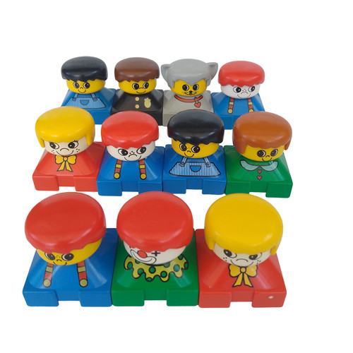 Lego duplo square base figures - lego, square-base