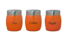SET OF 3 TEA COFFEE SUGAR