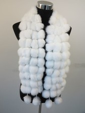 100% Real Rabbit Fur Pom Poms