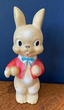 Vintage Combex 1522 1950s Squeaky Toy Rabbit In Jacket Toy