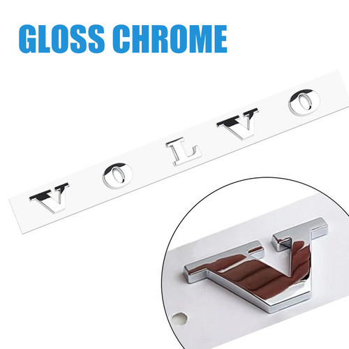 Chrome rear trunk emblem - chrome,