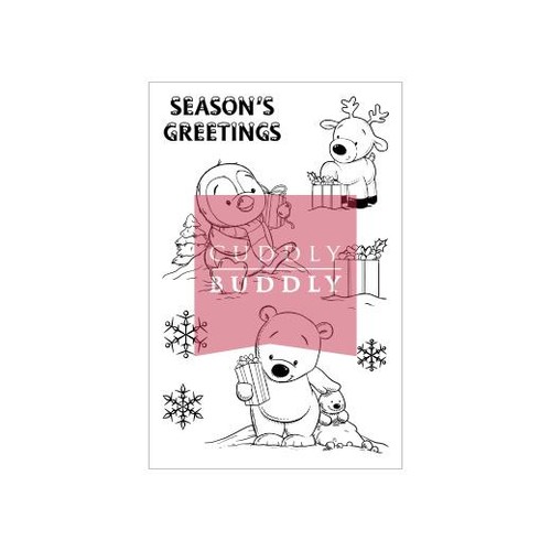 Cuddly buddly clear stamps - clear,