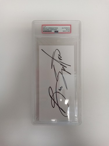 Bruce springsteen signed - bruce,