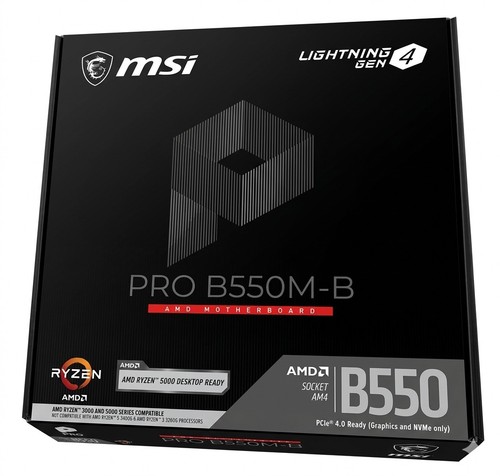 Msi pro b550m motherboard - ​msi,