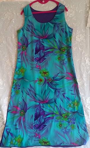 Reversible floral maxi dress - floral,