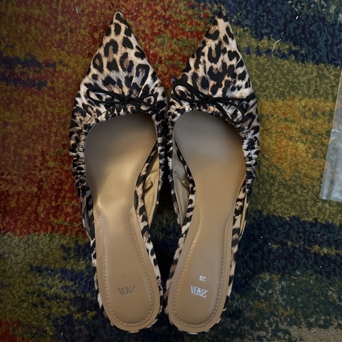 Zara pointed toe mule slip - pointed,