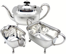 Edwardian Three Piece Tea Service by Fenton Brothers Ltd – C. 1906