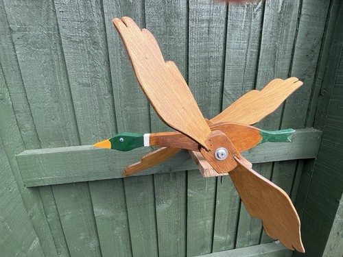 Wood metal whirligig - wood/metal, wind