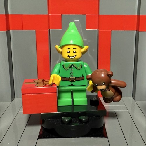 Lego holiday elf minifigure - holiday,