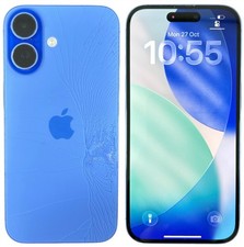 Apple iPhone 16 - Ultramarine - 128GB - Unlocked - Damaged/Broken