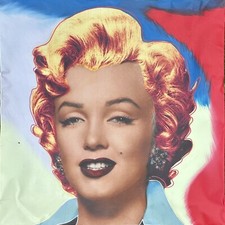 STEVE KAUFMAN (1960-2010) - “MARILYN“ - MIXED MEDIA - SIGNED VERSO - 1/1