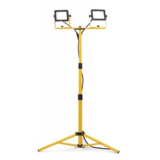 Litecraft 20W Floodlight Tripod LED Outdoor Work Light - Black, Yellow Clearance