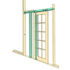Hideaway Pocket Door Kit Internal Home Sliding System Cavity Frame 762 x 2030mm