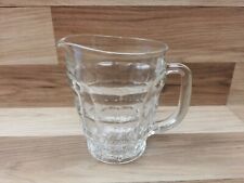 Vintage Davidson Jacobean Large Clear Glass Jug - 1930's Art Deco