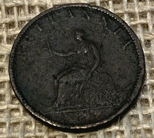 1807 george 3rd half - penny,