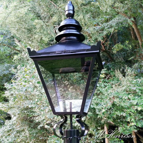 Black victorian garden - victorian, street