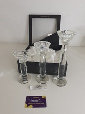 Oleg Cassini Set of 3 Candle Holders