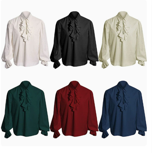 Mens medieval gothic shirt - medieval,