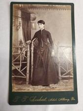 Late 19th C Cabinet Card black