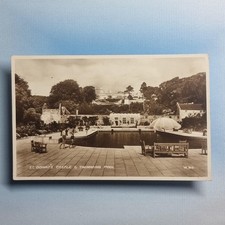 Cowbridge Glamorgan Postcard C1930 Real Photo Wales St Donats Castle Swimming