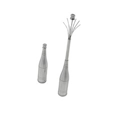 Champagne Bottle Swizzle Stick