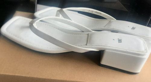 Zara white leather - zara,