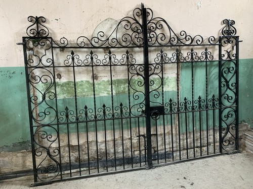Heavy vintage wrought iron - heavy,