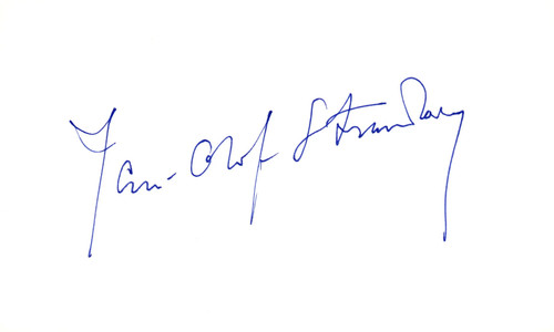 Jan olaf strandberg - jan-olaf, signed