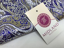 £5.99 Paisley Metallic