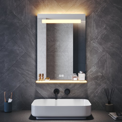 Bathroom mirror with led - 3,