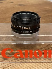 Canon FD 50mm f/1.8 S.C. prime