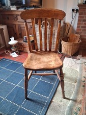 Antique oak chair farmhouse - chair,