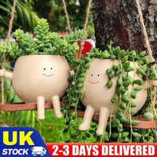 Cute Smiley Swing Face Planter