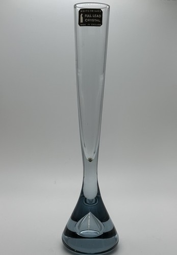 Vintage whitefriars glass vase - glass,