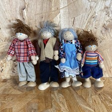 Set of 4 Wooden Dolls House