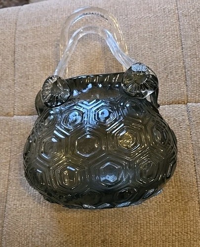 Hand blown art glass back - art,