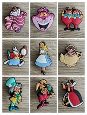 ALICE WONDERLAND Shoe Charms FOR CROCS MIX MATCH DISCOUNT ON OUR SHOP 1000+CHARM