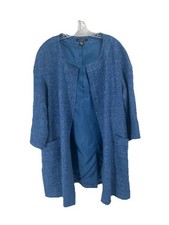 Louben Blue Unstructured Long