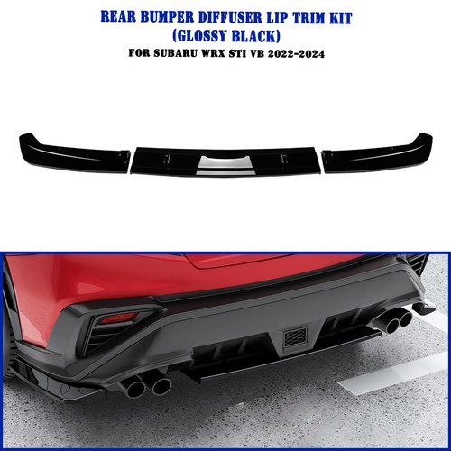 Car rear bumper diffuser lip - rear,