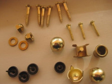 DANSETTE VINTAGE  RECORD PLAYER CABINET SPARES BRASS Small Parts Kit