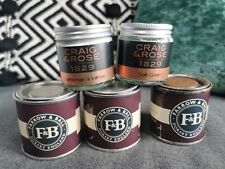FARROW & BALL SAMPLE POTS 100ml X 3 Plus 2 X CRAIG & ROSE 50ML