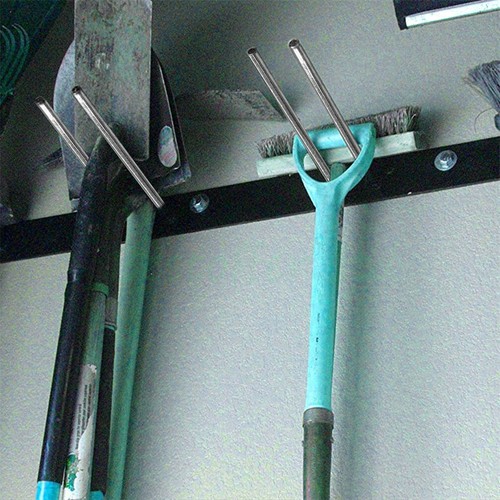 Forks shovels and rakes - , holder
