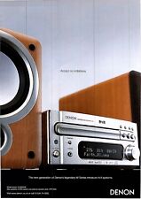 (MOJ10) ADVERT 11X9" DENON CD RECIEVER RCD-MD35DAB