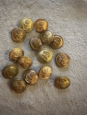 10 Vintage gilt metal Royal