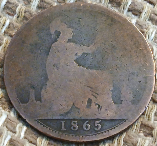 1865 victorian bun young head - 1865,