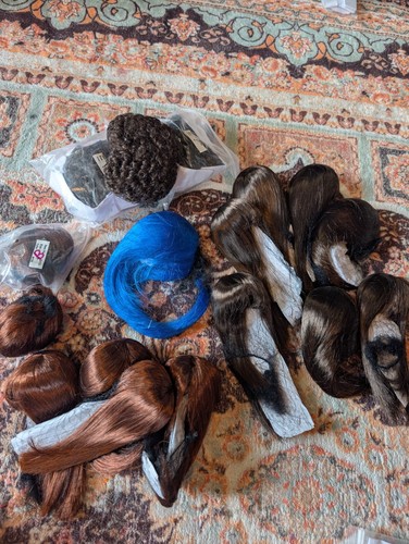 Bundle job lot doll wigs - bundle,