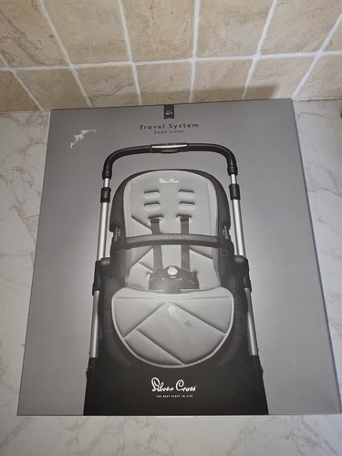 Black silver cross - cross, pushchair