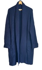 Jack Wills Longline Open Cardigan Oversized Blue Size 14